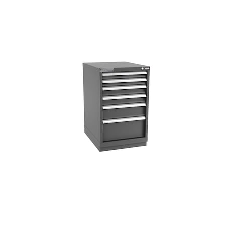 Champion Tool Storage Modular Tool Cabinet, 6 Drawer, Dark Gray, Steel, 22 in W x 28-1/2 in D x 36 in H N15000601ILCFTB-DG